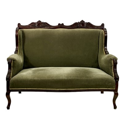 Lot 515 - Victorian mahogany salon suite