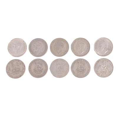 Lot 326 - Collection of British silver content coins.