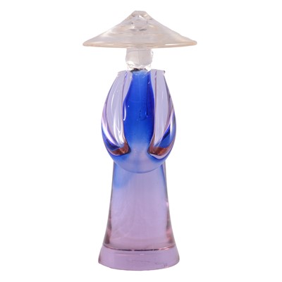 Lot 67 - R Anatra for Murano, Chinese figure, a glass model