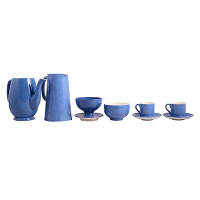 Lot 41 - Moorcroft Powder Blue part coffee set