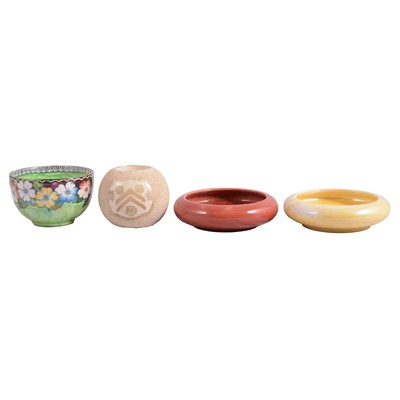 Lot 19 - Moorcroft Buslem stoneware match striker, etc.