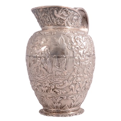 Lot 292 - Dutch silver jug