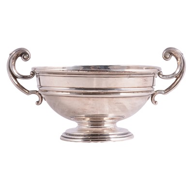Lot 302 - Silver twin handled sugar bowl
