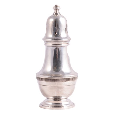 Lot 295 - Art Deco silver caster