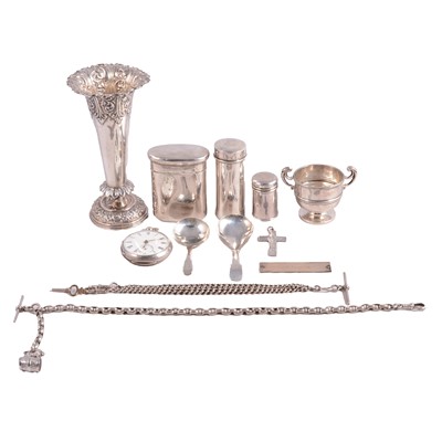 Lot 303 - Collection of small silver