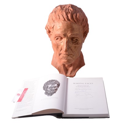 Lot 96 - Richard Neave, Plaster bust of a Roman gentleman - 'Posthumus'