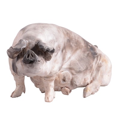 Lot 92 - Christine Cummings, Sow, ceramic sculpture