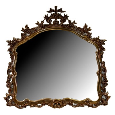Lot 520 - Modern gilt framed wall mirror