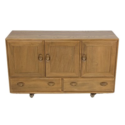 Lot 489 - Ercol elm sideboard