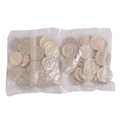 Lot 243 - Fifty uncirculated 'Dove' £2 coins.