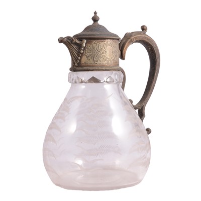 Lot 283 - Victorian claret jug