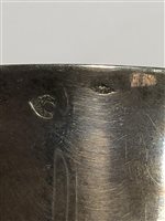 Lot 20 - Italian silver chalice, apparently Rome, 1740.