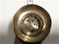 Lot 45 - French silver bell-shape pedestal beaker, Pierre Auger, first half 18th century.