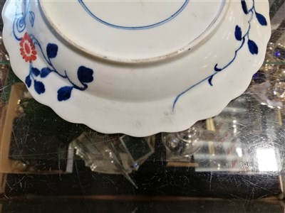 Lot 29 - Chinese polychrome baluster-shape covered vase, ...