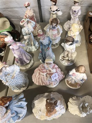 Lot 38 - Four Royal Worcester figurines, from the Victoria and Albert Museum Collection, and various others