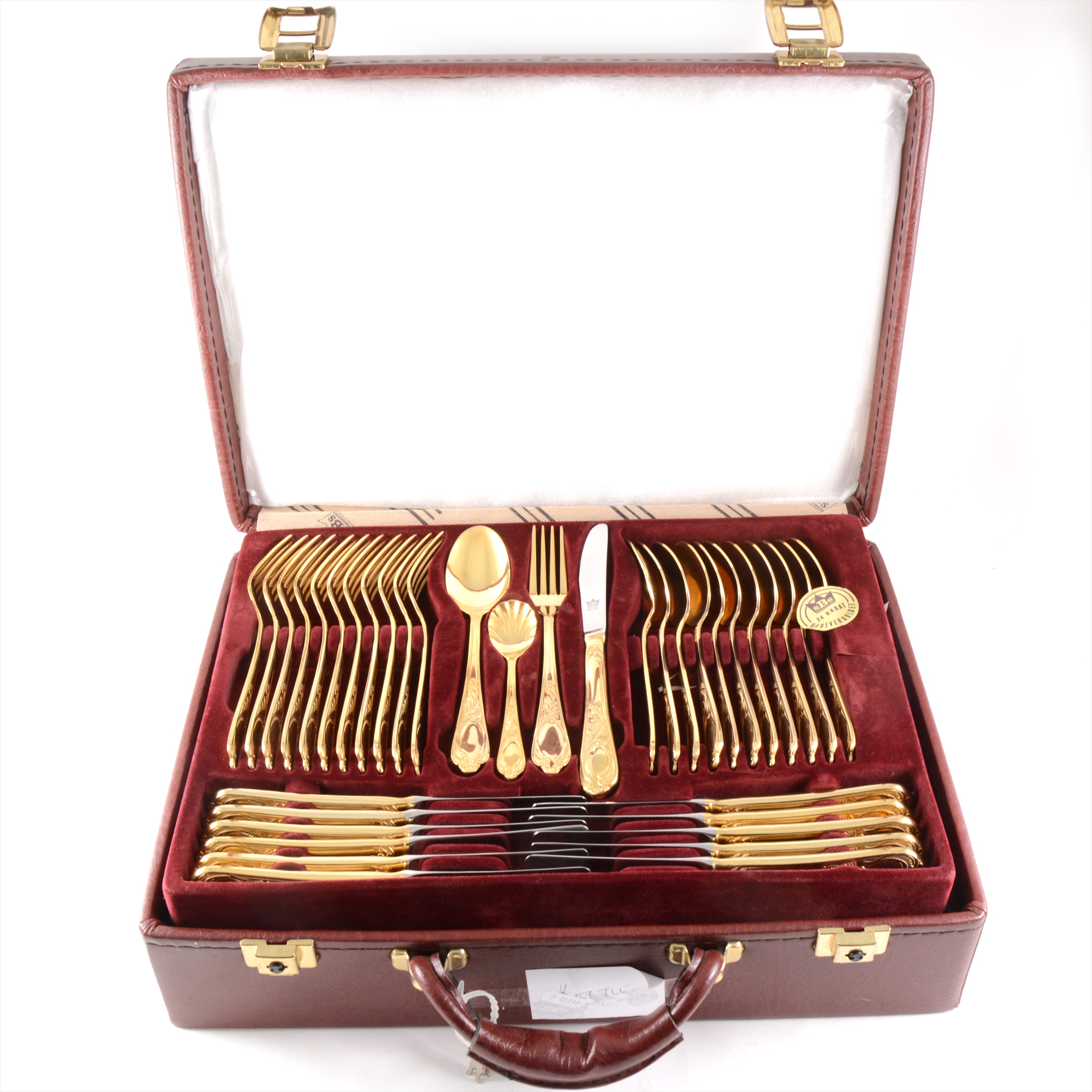 Lot 157 - SBS Bestecke, Solingen, 23/24 karat