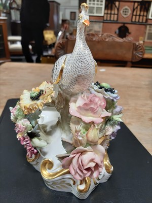 Lot 98 - Two Royal Crown Derby Peacock models