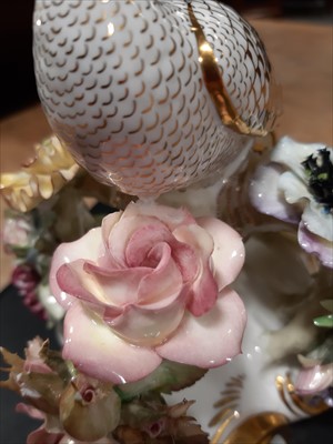 Lot 98 - Two Royal Crown Derby Peacock models