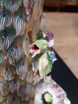 Lot 98 - Two Royal Crown Derby Peacock models