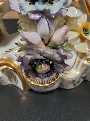 Lot 98 - Two Royal Crown Derby Peacock models