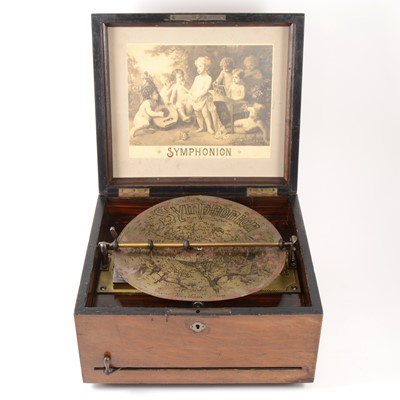 Lot 334 - A Symphonium musical box
