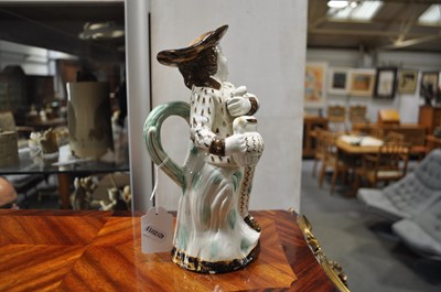 Lot 13 - A Pearlware type earthenware 'Hearty Goodfellow' Toby jug, early 19th centur
