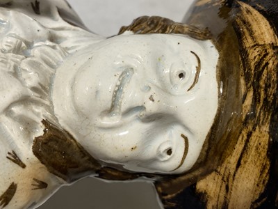 Lot 13 - A Pearlware type earthenware 'Hearty Goodfellow' Toby jug, early 19th centur