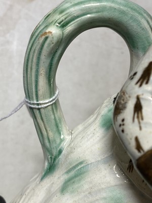 Lot 13 - A Pearlware type earthenware 'Hearty Goodfellow' Toby jug, early 19th centur