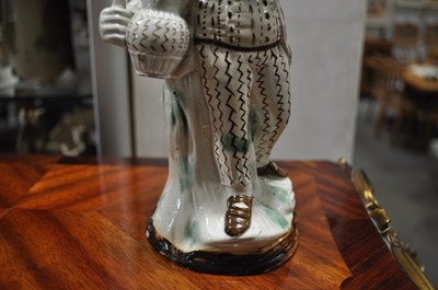 Lot 13 - A Pearlware type earthenware 'Hearty Goodfellow' Toby jug, early 19th centur