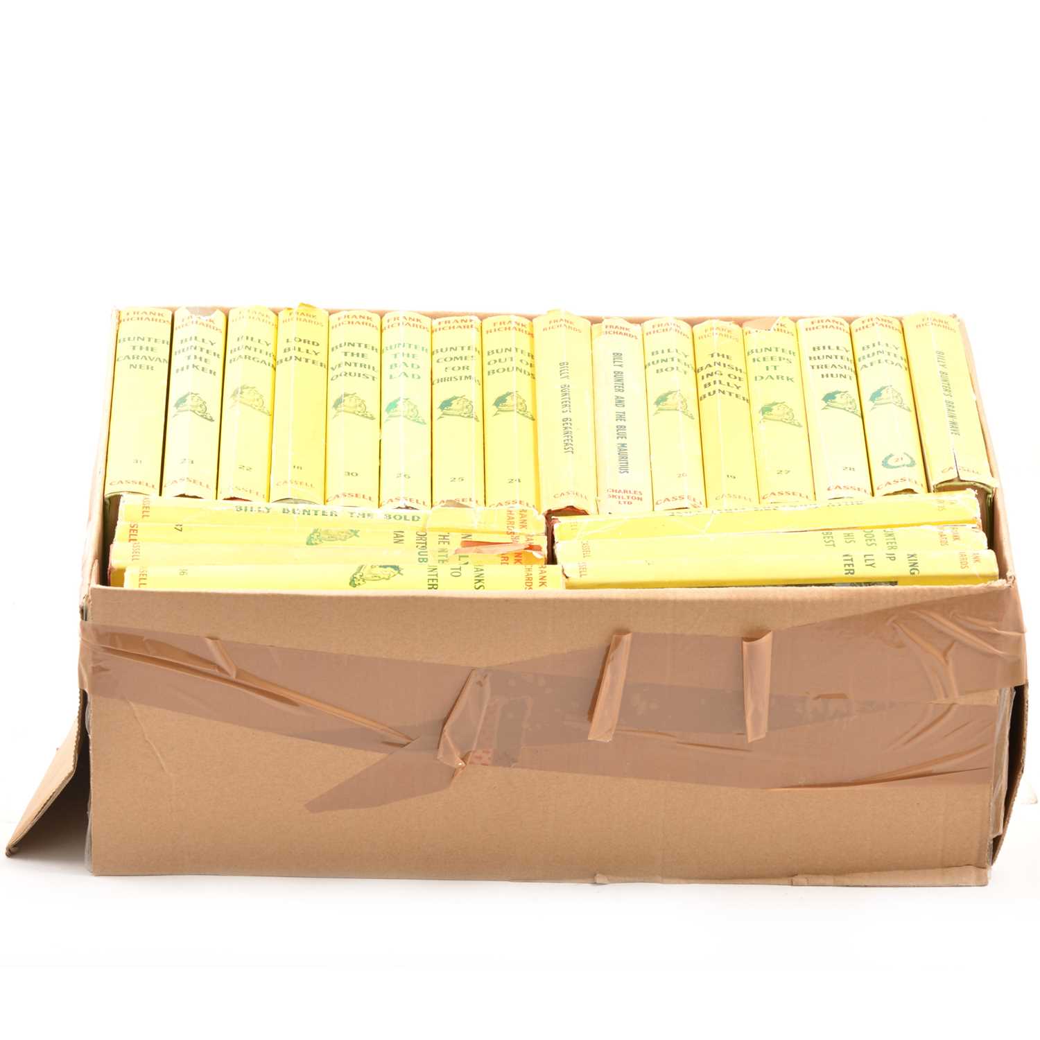 Lot 144 - Frank Richards, a collection of Billy Bunter books; Twenty-three mostly first editions with dust jacket, and a tray of others.