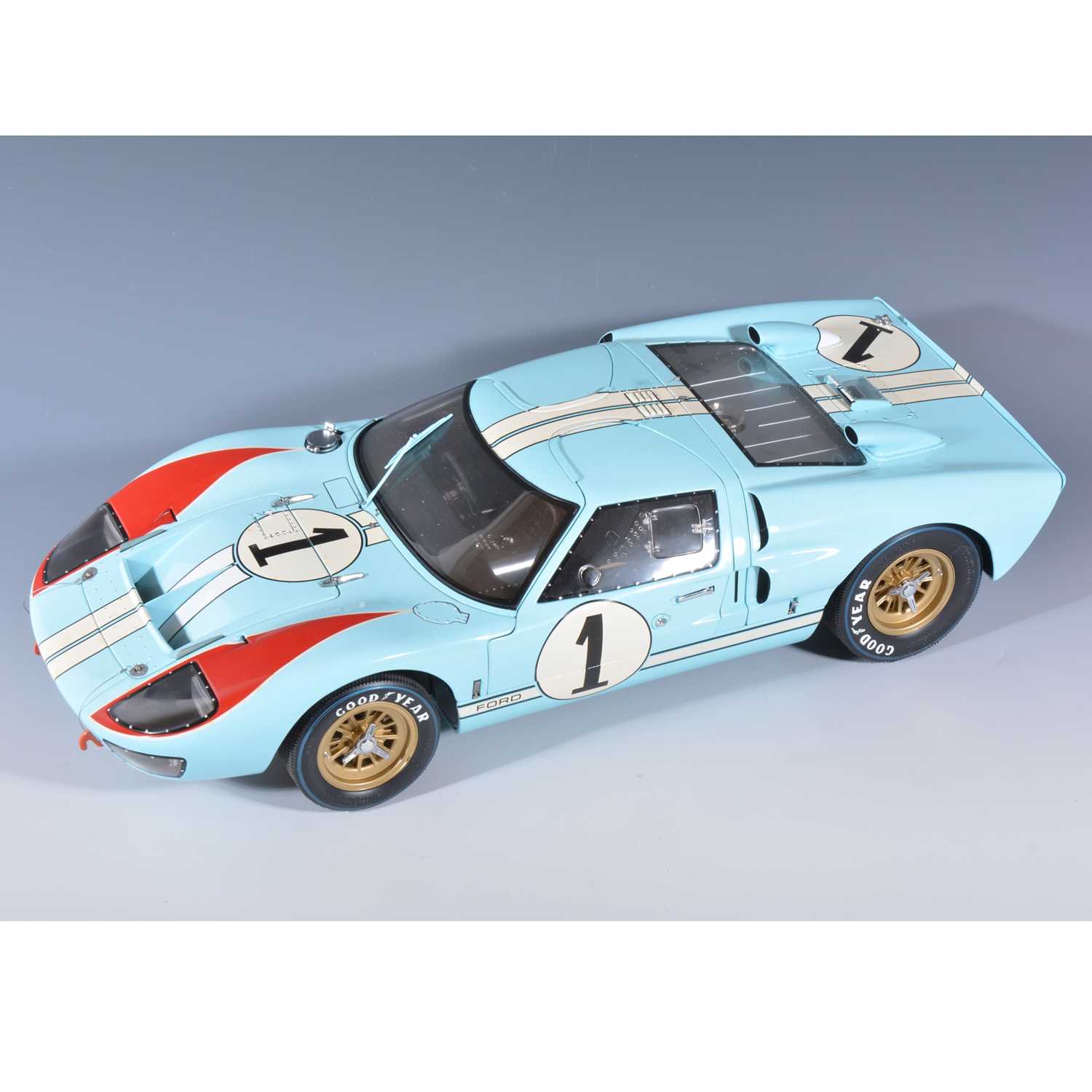 Lot 76 - Exoto 1:10 scale model: Ford GT40 MkII (1966) Le Mans - second place car