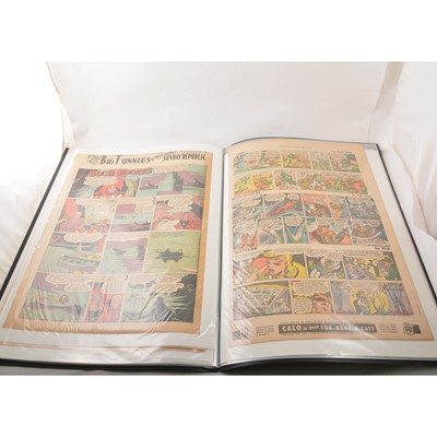 Lot 48 - Buck Rogers newspaper comic strip pages, 32 colour supplement pages 1940-1941