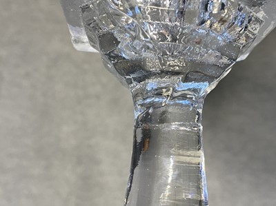 Lot 2 - Irish glass turn over bowl