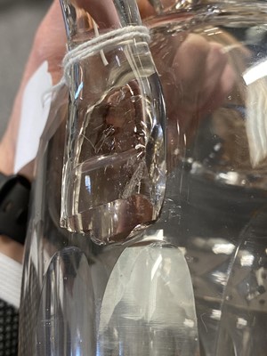 Lot 4 - Two Regency glass decanters and a jug