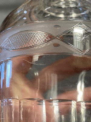 Lot 4 - Two Regency glass decanters and a jug