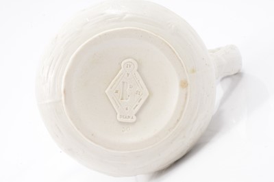 Lot 61 - Stoneware Diana jug, Amorini jug, Cherub & Grapevine jug, Sleeping Cherubs jug and Danding Amorini jug