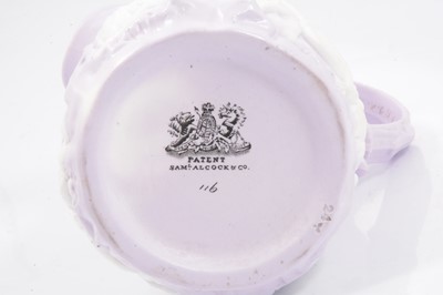 Lot 67 - Parian Camel jug, Naomi jug and Battle of Acra jug
