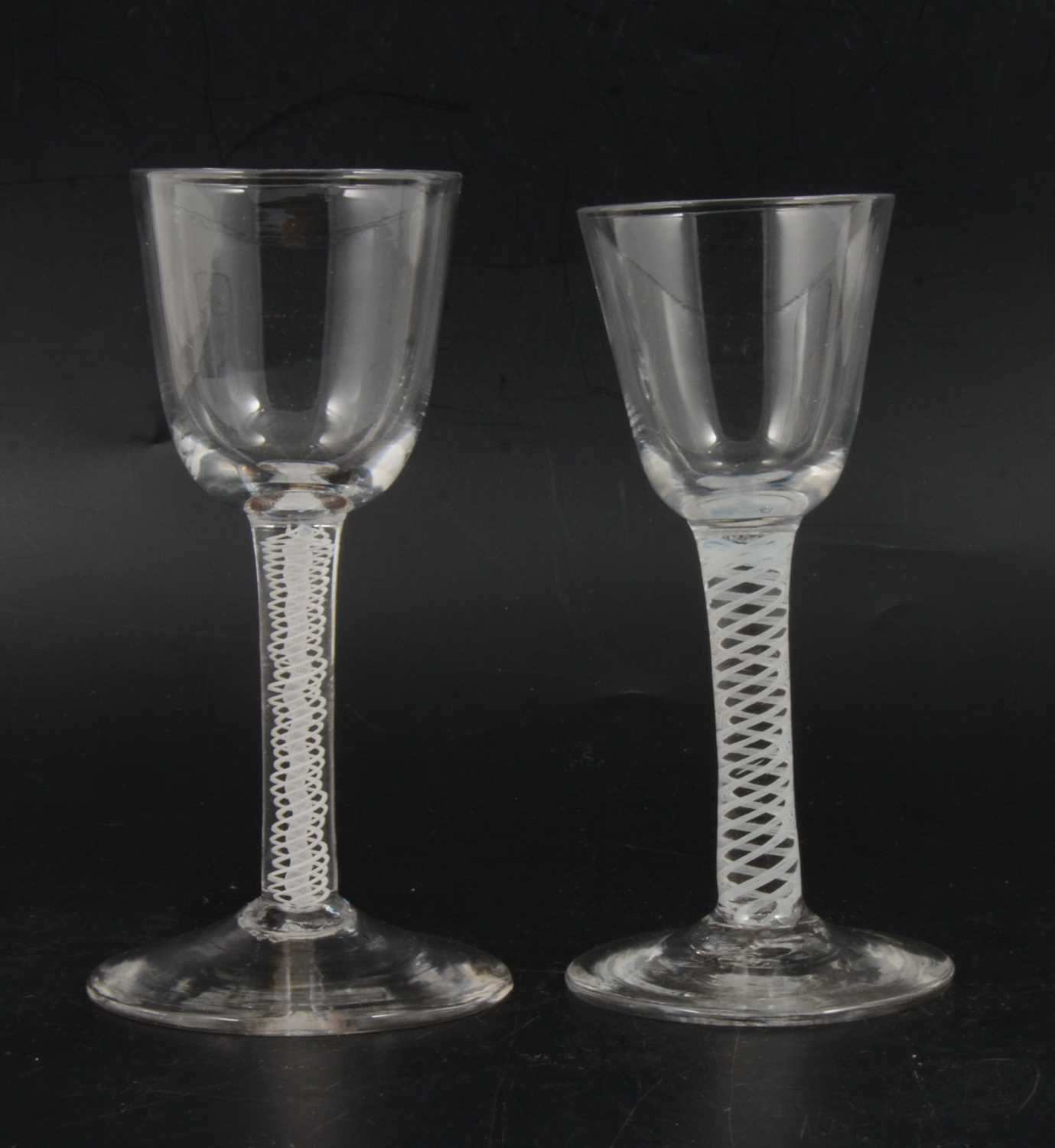 Lot 10 - Two wine glasses