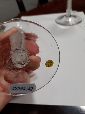 Lot 10 - Two wine glasses