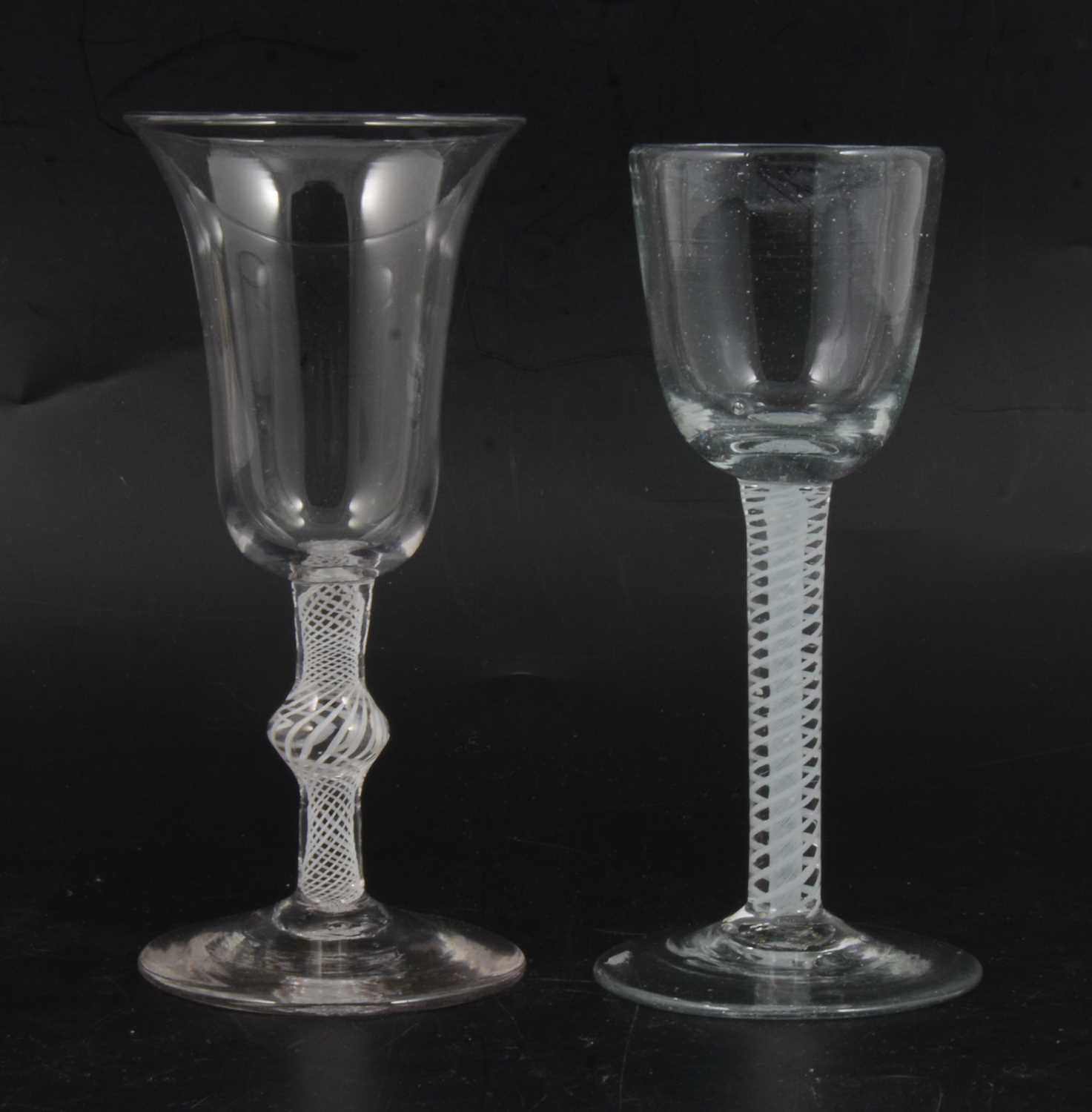 Lot 13 - Two wine glasses