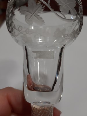 Lot 15 - Pan top wine glass and another