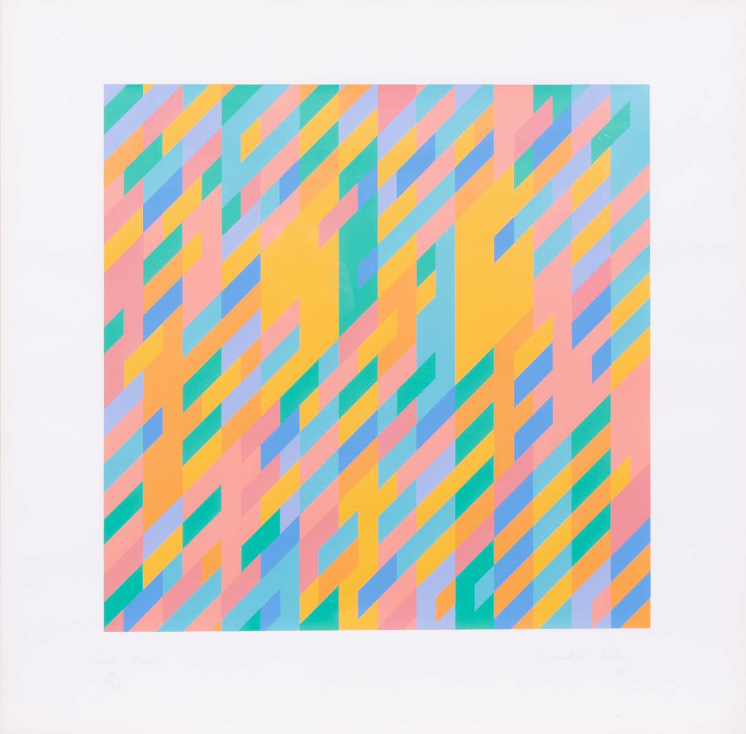 Lot 394 - Bridget Riley, Early Light  (Schubert 33)