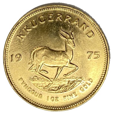 Lot 110 - South Africa, gold Krugerrand coin, 1975