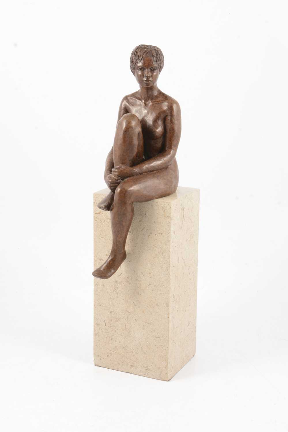 Lot 1097 - Moira Purver, Meditating on Purbeck, a limited edition sculpture