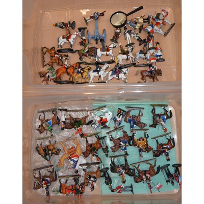 Lot 1041 - Large quantity delPrado painted metal military figures.
