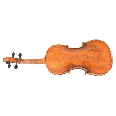 Lot 140 - A violin in case, no label, no bow.