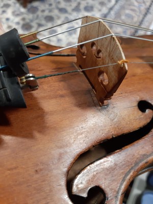Lot 140 - A violin in case, no label, no bow.