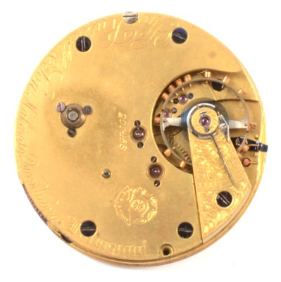 Lot 78 - Four silver cased open faced pocket watches, keywind movements