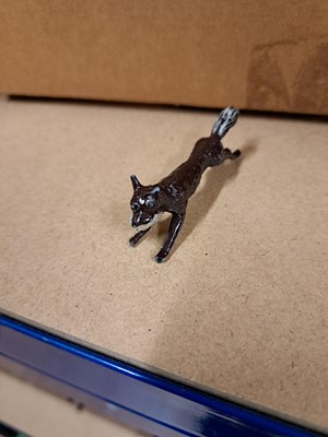 Lot 1036 - One tray of lead painted farm and other animals etc.