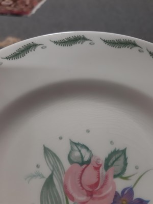 Lot 66 - Susie Cooper bone china part tea and coffee set, 'Fragrance' pattern